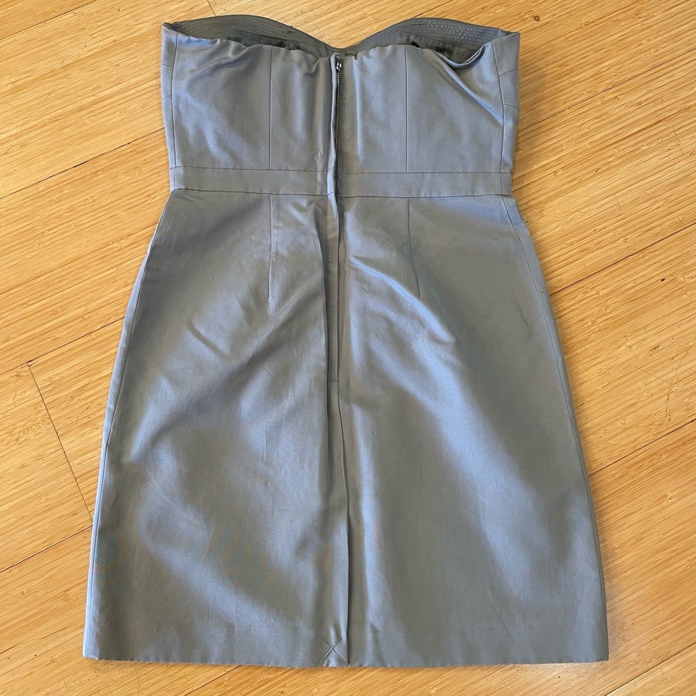 J. Crew Strapless Twill Mini Dress - Picture 2 of 3